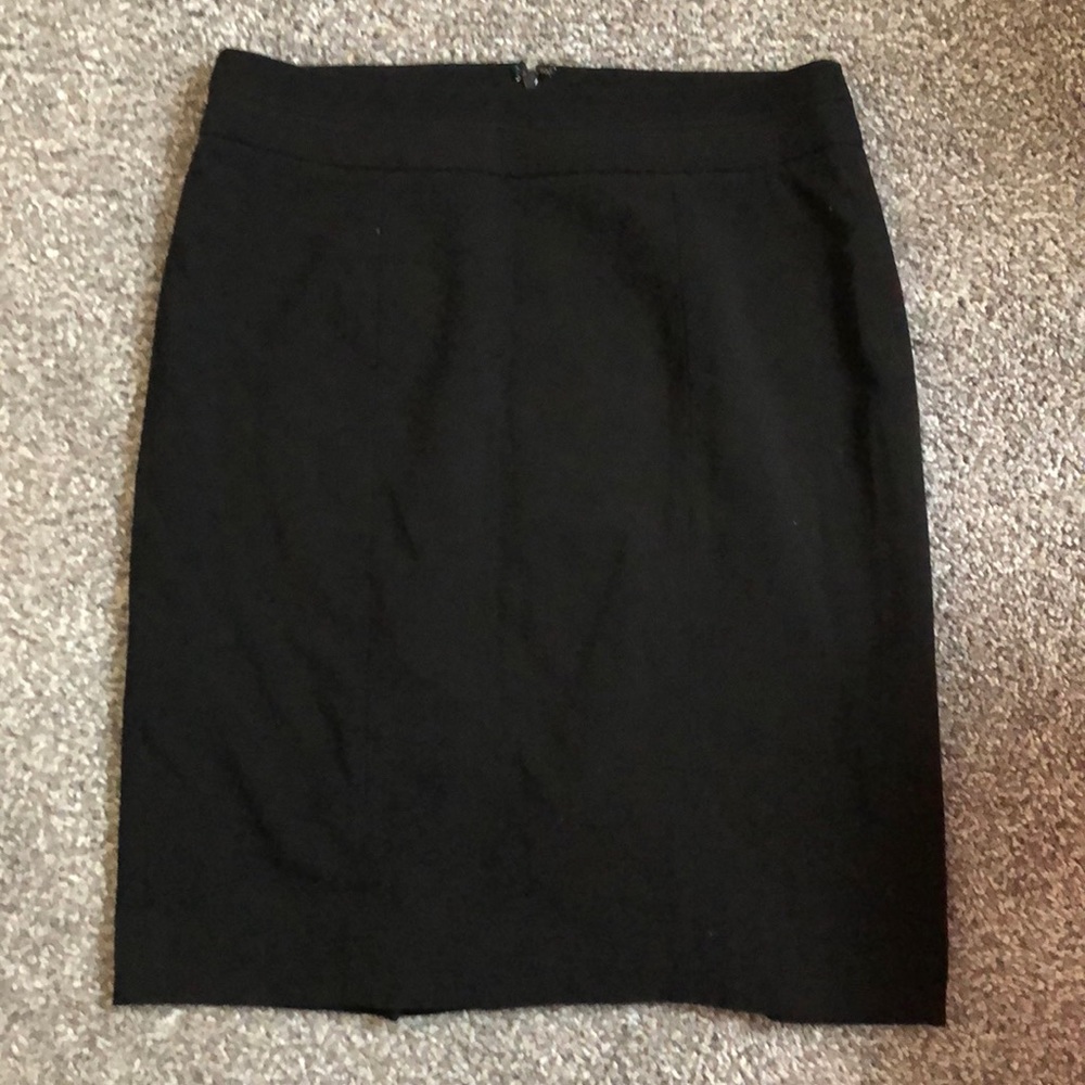Black pencil skirt
